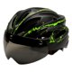 thumbnail image 3 of Casco de bicicleta con gafas magnéticas desmontables pomo de visera gafas de sol de protección ajustables de ciclismo para negro Baoblaze Sombrero de seguridad para ciclismo con gafas, 3 of 8