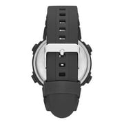 George Mens Digital Watch: Black Case, Positive Display, Plastic Band (FMDOGE012)