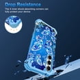 thumbnail image 4 of Avocase For Samsung Galaxy S25 FE Case,Glow in the dark Heavy Duty Shockproof Hard PC+Soft Silicone Drop Protective Women Girls Case for Galaxy S25 FE (2025),Blue Butterfly, 4 of 6