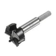 thumbnail image 3 of Uxcell 40mm (1-19/32") Carbide 3 Flutes 4 Spurs Wood Hole Hinge Boring Forstner Drill Bit, 3 of 6