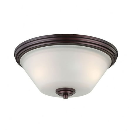 

Two Light Flush Mount-Sienna Bronze Finish Bailey Street Home 227-Bel-3370240