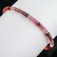 thumbnail image 3 of QNAVIC Genuine Multi Spinel Crystal Stone Full Beads Handmade Bracelet For Women, Healing Crystal, Birthstone Jewelry, Rhodium Plated Sterling Silver Choker Bracelet, 3 of 5