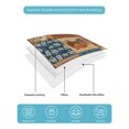 thumbnail image 4 of Quilts Queen Size Bedding Set, Vintage Fall Checked Reversible Summer Quilt 3 Pieces, Thanksgiving Pumpkins Buffalo Plaid Lightweight Bedspreads Coverlets with 2 Pillow Shams for All Seasons, 4 of 5