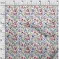 thumbnail image 3 of oneOone Cotton Poplin White Fabric Florals Sewing Fabric By The Yard Printed Diy Clothing Sewing Supplies 56 Inch Wide, 3 of 4