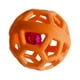 thumbnail image 3 of Juguete de pelota hueca para perros, divertido, interactivo, resistente a las mordeduras, para masticar, para perros y gatos, color naranja, 3 of 12