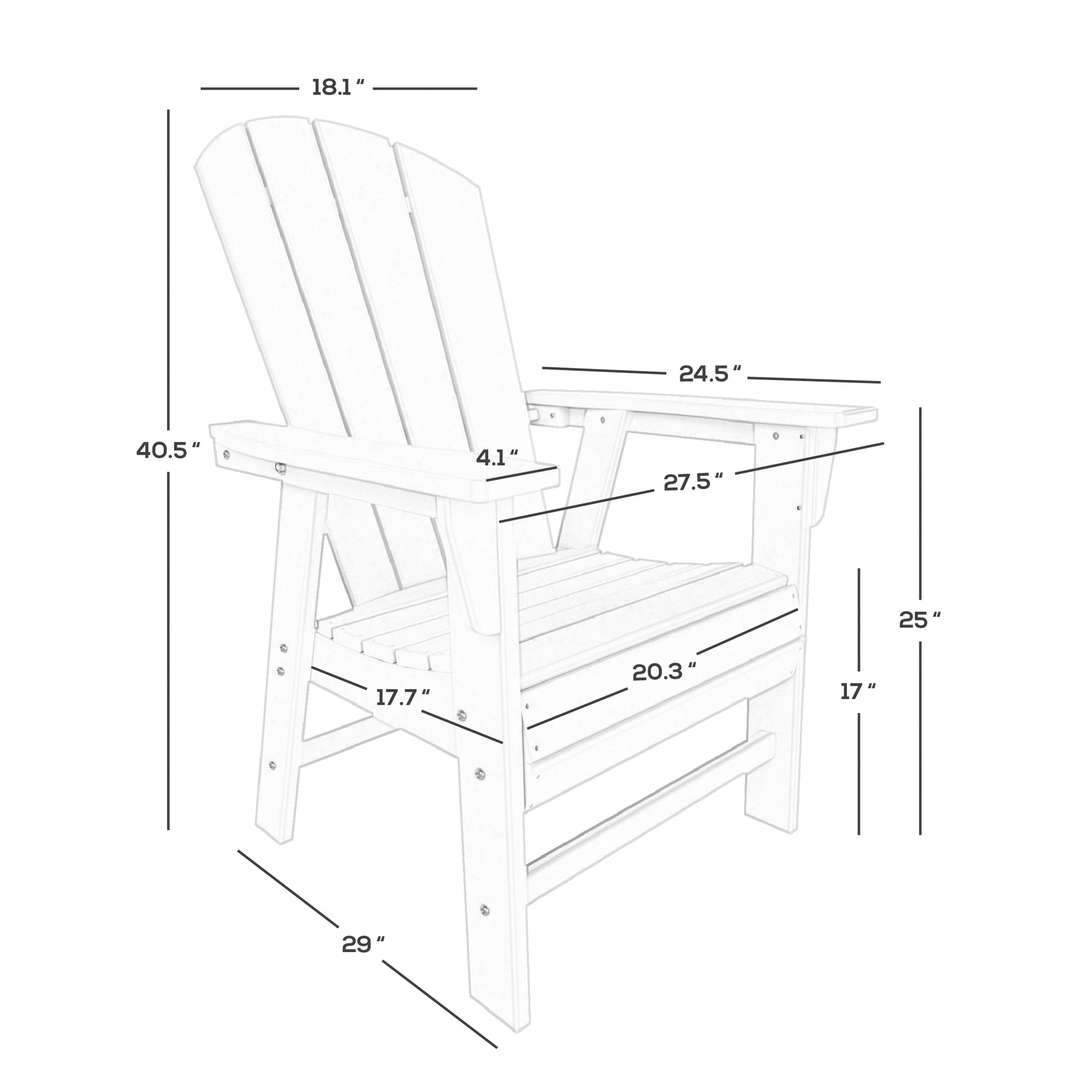 WestinTrends Malibu 5 Piece Adirondack Patio Dining Set, All Weather Poly Lumber Outdoor Table and Chairs Furniture Set, 47" Trestle Round Dining Table and 4 Adirondack Dining Chair, Dark Green
