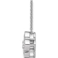 thumbnail image 2 of 14K White Gold 14Kw True Origin Lab Grown Diamond Vs/Si, D E F, Bloom Pendant Necklace (18 X 9.66) Made In India pm6346-100-wld, 2 of 5