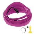 thumbnail image 1 of Cuerda de luz LED EL de 5m Unique Bargains Cable de luz de neón flexible para decoración de interiores de automóviles Controlador de cableado (12v) Púrpura, 1 of 1