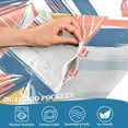 thumbnail image 5 of Yayeee Kitchen Curtains Tier Set of 2 Light Filtering 57"x24" Over Sink Window Panels, White Hand Drawn Sailboats, 5 of 7