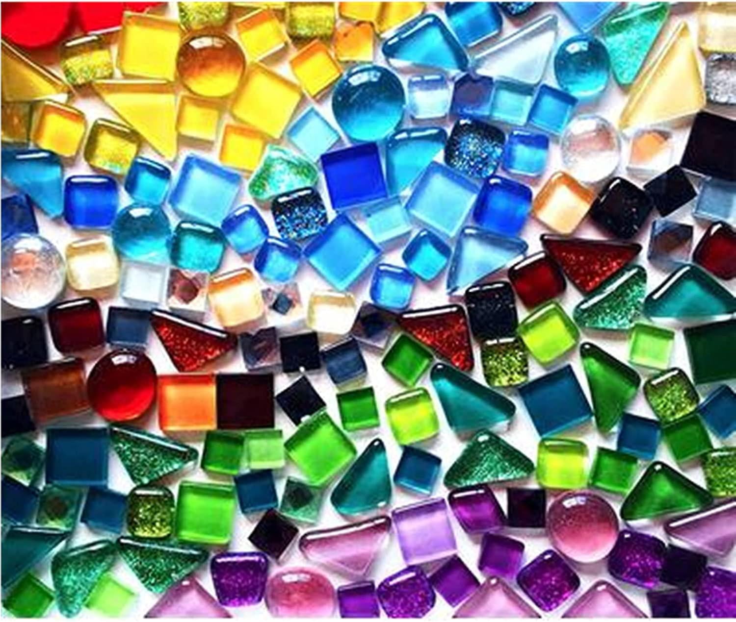 500g De Teselas De Cerámica Para Mosaico | Kit Con Pinzas Y Formas Irregulares Para Manualidades Y Decoración