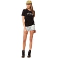 thumbnail image 2 of Crooks & Castles Womens Anti-Social Knit Crew SS Tee, 2 of 4