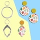 thumbnail image 5 of 89 Piezas Juego de es de Polimérica Círculo Geometría Herramienta para Patrón de Gota Cuelga para Cerámica Macarena Corte de pendientes, 5 of 8