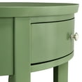 thumbnail image 6 of Weston Home Easley Circle End Table With Drawer And Lower Storage, Meadow Green, 6 of 8