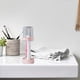 thumbnail image 1 of Soporte para cepillo de dientes con altura ajustable | Soporte para cepillos y tapa para vaso de enjuague bucal para baño | Organizador plástico que ahorra espacio | Sostiene pasta dental o cepillo, 1 of 8
