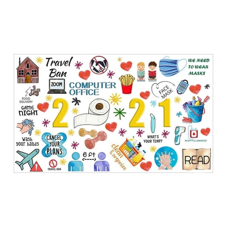 Window Paste Sticker Ersonality Creative 2020 Paper Decorations Paste Window Paste Stickers ...