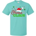 thumbnail image 3 of Inktastic Nana Claus with Christmas Santa Hat and Snowflakes T-Shirt, 3 of 5