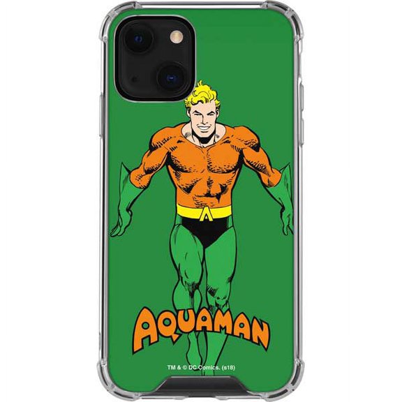 Skinit DC Comics Aquaman Portrait iPhone 13 Clear Case