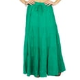 thumbnail image 1 of Phagun Resort Wear Skirt Long Maxi Skirt Beach Wear Cotton Summer Wear, 1 of 5