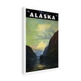 thumbnail image 4 of Trademark Fine Art "Trav Alaska" Canvas Art by Vintage Apple Collection, 4 of 4