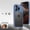 Blue, variant on Metal Shockproof Bumper Frame for iPhone 16 Pro, Magnetic PC Protective Frame with Speaker Dust Cover, Snap Buckle Switch and Fine Hole Camera Protective Ring, Blue