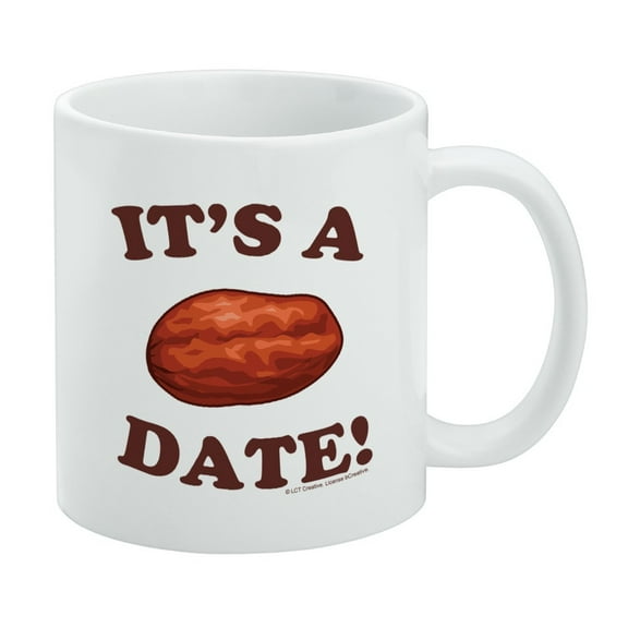 It's a Date Funny Humor White Mug