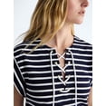 thumbnail image 4 of Free Assembly Women's Lace Up Cotton Mini Dress, Sizes XS-XXL, 4 of 4