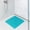 Aqua Blue, variant on Bubbles Non-Slip Square Shower Mat Clear Aqua Blue 20″L X 20″W