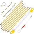thumbnail image 1 of ft. Electric Wall Cable Fishing Tape Set Line Fishing Rod Pull and Push Tool 6 Different Accessories Fiberglass Cable Line Running Rod Kit 6 Different Accessories, 1 of 5