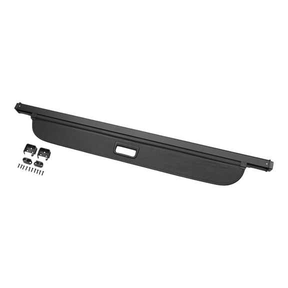 Car Trunk Retractable Cargo Cover for Jeep Compass 2017-2024 Aluminum Alloy Canvas Black Carbon Fiber