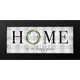 thumbnail image 2 of Carpentieri, Natalie 24x12 Black Modern Framed Museum Art Print Titled - Home is our Happy Place, 2 of 5