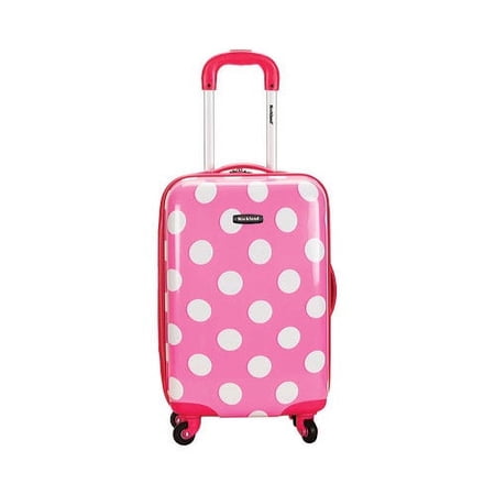 Rockland 20” Unisex Hardside Carry On Luggage, Black
