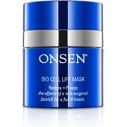 Onsen Non-Invasive Anti- Wrinkle Facelift - Smoothes Wrinkles, Repairs Skin - Secret Skin Care Professional Grade Mask with Long Term Benefits Bio Cell Lift Mask - 1 fl oz/30 ml