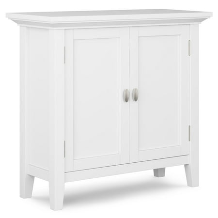 Simpli Home - Redmond Low Storage Cabinet - White