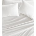 thumbnail image 1 of Juego de sábanas Linen Market de microfibra con doble cepillado, color blanco, 1 of 9