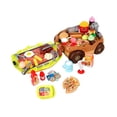 thumbnail image 2 of Juego de 59 juguetes de hamburguesas, juguetes educativos Montessori, juego de cocina para habilidades sociales, juego de cocina para niños de 3, 4 y, 2 of 9