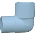 thumbnail image 2 of Genova Products 90 Degree Street Elbow Spigot x Slip - PVC - 1-1/2 In, White, 2 of 3