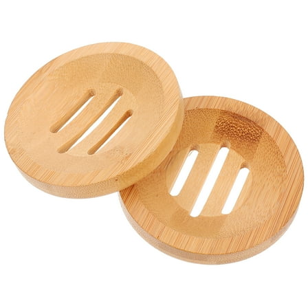 UPKOCH 2 Pcs Holder Chrome Soap Dispenser Natural Drain Rack Travel