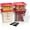 A1-2QT&4QT-RED, variant on 2QT NSF Food Storage Containers: 6 PCS [Food Grade][Hot&Cold Resistant] Commercial Clear Square Food Storage Containers with Scales Handles for Home Restaurant Kitchen Proof Dough(BPA FREE-GREEN N2)