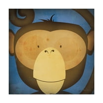 Trademark Fine Art 'Monkey Wow' Canvas Art by Ryan Fowler