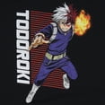 thumbnail image 2 of My Hero Academia Mens' Shoto Todoroki Anime Manga Pullover Hoodie Sweater, 2 of 5