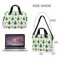 thumbnail image 3 of 16" Laptop Briefcase for Work Travel Laptop Shoulder Bag Carrying Handbag Laptop Case Christmas Trees and Colorful Balls, 3 of 8