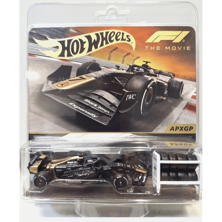 ホットウィール　RLC限定　F1® The Movie APXGP ミニカー Hot Wheels F1 The Movie APXGP Diecast Car, Black with Gold Livery