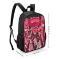 thumbnail image 2 of Hazbin Hotel Poster Children's Backpack School Bag Multipurpose Daypack Backpack Satchel Oxford Cloth Adjustable Rucksack Boys, 2 of 3