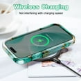 thumbnail image 3 of CASEFIV Compatible with iPhone 17 Pro Max Case 6.9 Inch 2025,Marble Pattern Heavy Duty Shockproof Rugged Drop Protective Women Girls Phone Cases for iPhone 17 Pro Max,Green, 3 of 7