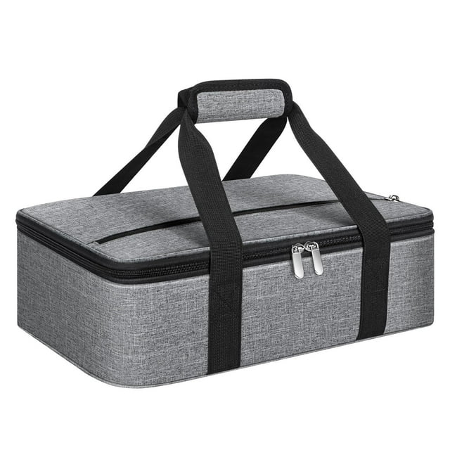 Cacerola MIAOJIE aislante para bandeja de horno de 9 x 13 cm, color gris