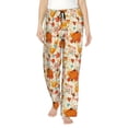 thumbnail image 2 of Lsque Pumpkin Fall Pears Print Women's Pajama Pants, Lounge Pant - Comfortable Home Wear,Elastic Waistband, Stylish Design-Large, 2 of 9