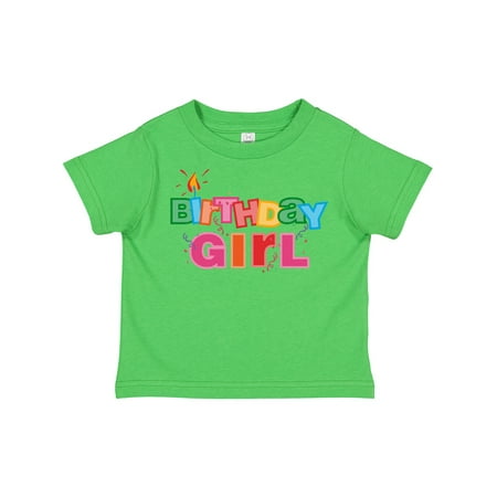 

Inktastic Birthday Girl Letters Gift Toddler Toddler Girl T-Shirt