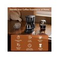 thumbnail image 2 of Compact Coffee Machine, 5 Cup Drip Coffee Maker With Timing Function, 2H Auto Power-Off, 2H Keep Warm, Pause & Brew, Reusable Filter, And Drip-Free Carafe, Black, 2 of 8