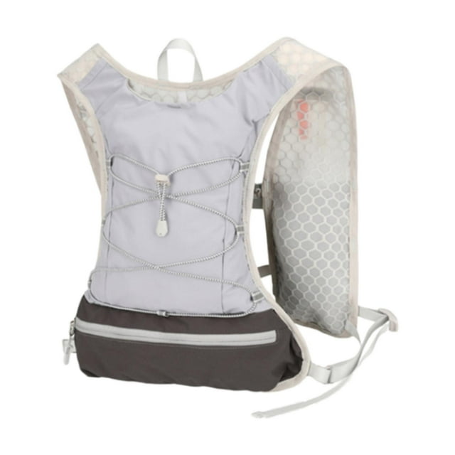 jinwen Gilet d'Hydratation Sac à Dos Respirant Sac de Sport pour Alpinisme Randonnée Sentier Gris