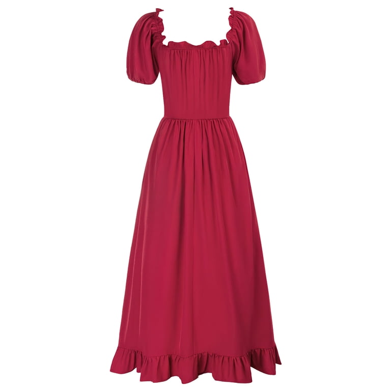 green emerald velvet dress Lainey Puff Sleeve Dress